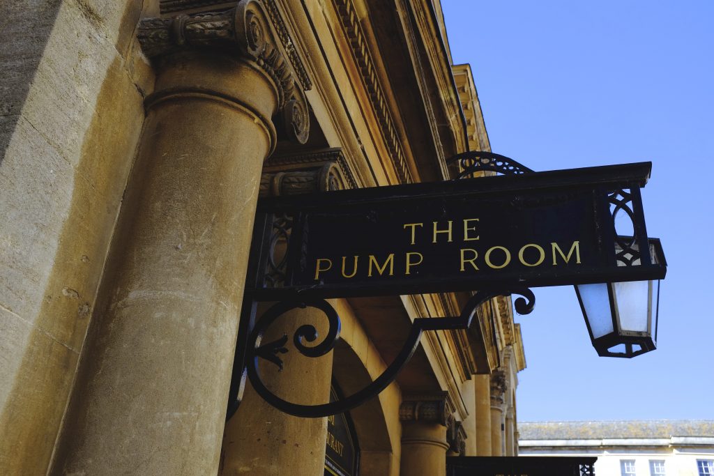 The Pump Room is a must see when in Bath